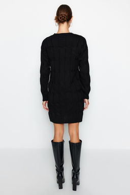 TRENDYOLMILLA Vizon Mini Triko Bisiklet Yaka Elbise TWOAW22EL0027  фото 22