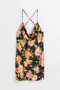 Vestido lencero corto