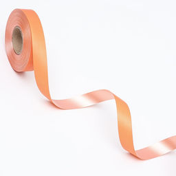 Цена за 4 шт. Лента полипропиленовая Matte для декора и подарков, персиковая, 2 см х 50 м - Simaland фото 3