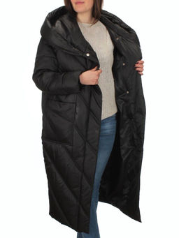 21-381 BLACK Пальто зимнее женское (200 гр. тинсулейт) - Fashion фото 6