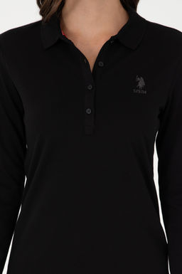 Женский черный базовый свитшот Неожиданная скидка в корзине - U.s. polo assn фото 6