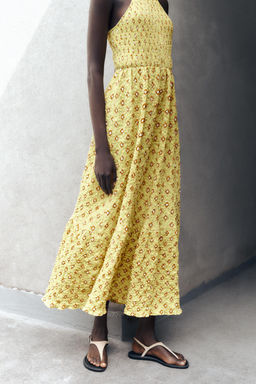 PRINTED MIDI DRESS - Zara фото 14