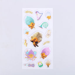 Наклейки зефирные «Тролли»