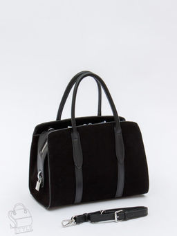 Сумка женская кожаная 8007-1S black Velina Fabbiano-Safenta