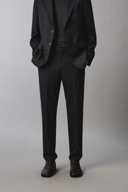 100% WOOL SUIT TROUSERS - Zara фото 12