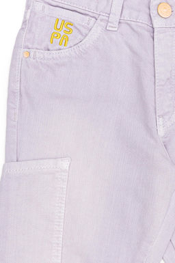 U. S. Polo Assn Сиреневые джинсовые брюки для девочки - U.s. polo assn фото 6