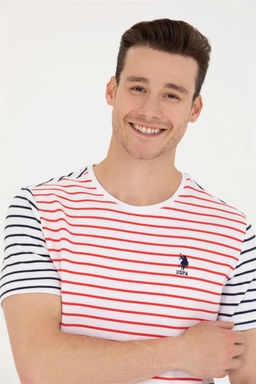 U. S. Polo Assn Мужская красная футболка с круглым вырезом - U.s. polo assn фото 9