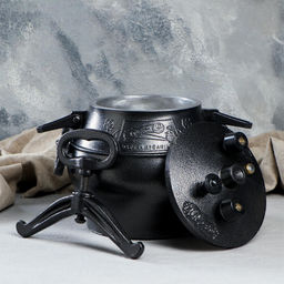 Казан (скороварка) 5,0 л Афганский, черный с боковыми ручками (Н106)