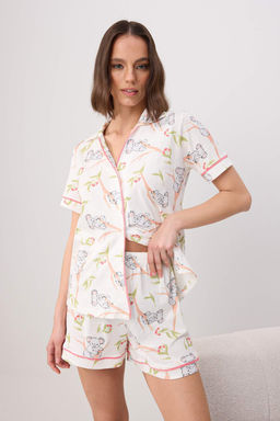 _ok Renkli %100 Pamuklu Koala Desenli Biyeli _rme Pijama Tak_m_ THMSS26PT00172 - Trendyolmilla фото 2