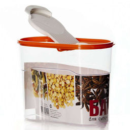 Банка Люкс 1,1л для сыпучих продуктов, арт. С641 ПБ