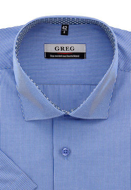 Сорочка мужская короткий рукав GREG 221/109/1017/ZV/1