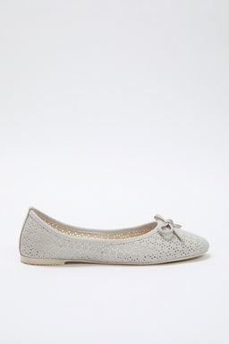 Trendyol Shoes Siyah Fiyonk Detayl? Delikli Ekstra Rahat Badem Burun Kad?n Babet TAKSS25BE00033 - Trendyolmilla фото 2