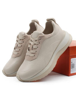 03-A180-2 LT. BEIGE Кроссовки женские (натуральная кожа)