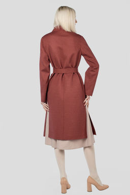 Пальто женское демисезонное (пояс) - El podio фото 4