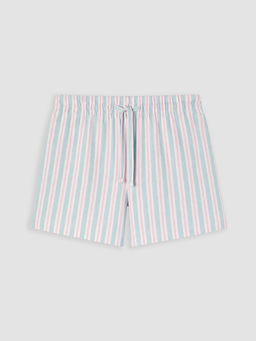 ?izgili %100 Pamuklu Kad?n ?ort Pijama Alt?