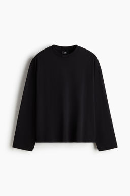 Camiseta de punto de manga larga Oversized Fit - H&m фото 2