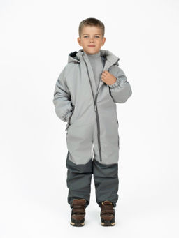 Комбинезон демисезонный серый