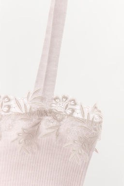 WOOL TOP WITH LACE - Zara фото 4