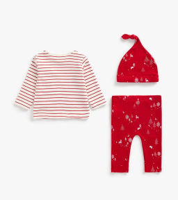 mothercare / Комплект: боди, штанишки, шапка Новый год  фото 2