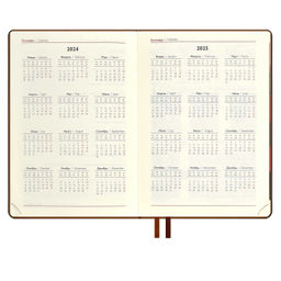 Ежедневник датированный 2024 ESCALADA, А6+, 176 л., арт. 63801/ 15 ТИВОЛЛИ ГЛОСС КОРИЧНЕВЫЙ  фото 5