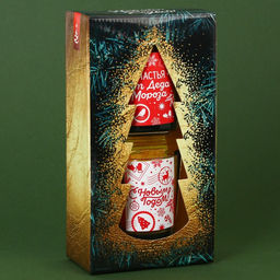 Набор свечей ароматических в стакане Новый год: Счастья от Деда Мороза, 2 шт., корица и апельсин - Сима-ленд фото 5