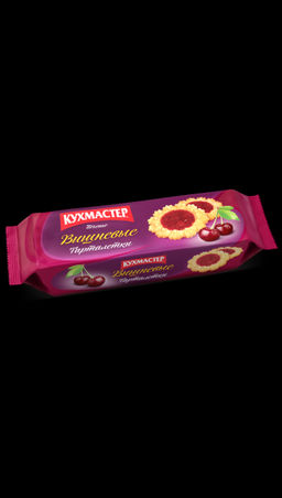 Печенье Кухмастер Тарталетки Вишневые сдобное 2,5 кг