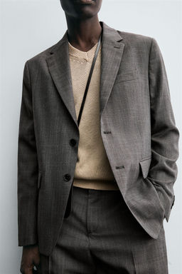 CHECK SUIT BLAZER - Zara фото 6