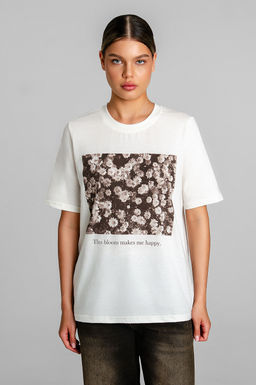 Арт. 31132 Футболка женская 44-52 (5 шт) Цвет:молочный - Калинка фото 24