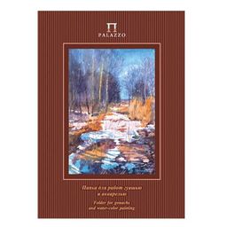 Папка для гуаши и акварели А3 20л. "PALAZZO" (ПГА3/20) "Весенний лес"