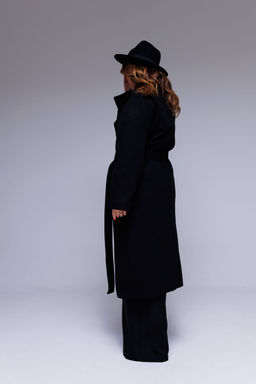 Пальто AURA 7031-164 чёрный  фото 5