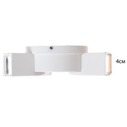 Бра BayerLux «Деко», 4хLED, 4 Вт, 4000К, IP66, белый, 16×4.3×13 см