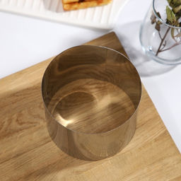 Форма для выпечки и выкладки, d=12 см, h=10 см, нержавеющая сталь