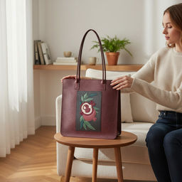 Сумка с аппликацией ДС-656-364