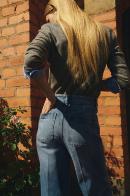 Wide High Ankle Jeans - H&m фото 6