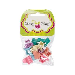 CHERRY MARY Z6104 Набор заколок для волос 5 х 12 шт. №02 разноцветные  фото 6