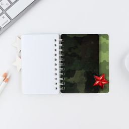 Блокнотик с разделителем А7, 40 л 23 февраля - Artfox фото 3