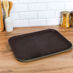 Поднос антискользящий 35х45 см / 1418coffee /уп 25/ - Галеонтрейд фото 2