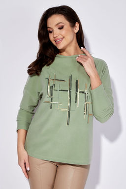 Джемпер ТАиЕР 1227-1 фисташка  фото 8