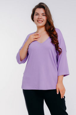 Футболка женская из вискозы Марина лила - Амадэль фото 14