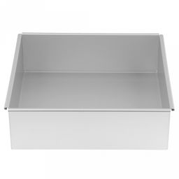 Форма для выпечки алюминиевая "Мастер" 25,4х25,4х8см, s1,2мм, загнутый край, в коробке (Китай)