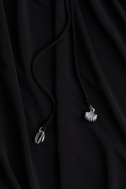 Vestido drapeado con cord?n de ajuste - H&m фото 4
