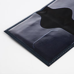 Обложка для паспорта, тёмно-синяя