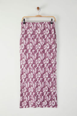 TRENDYOLMILLA Gul Kurusu Cicek Bask?l? Normal Lastikli Bel Pilise Maxi Orme Etek TWOSS24ET00055 фото 10