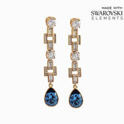 Серьги с кристаллами Swarovski