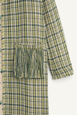 ABRIGO ESTRUCTURA FLECOS LIMITED EDITION / Verde - Zara фото 8