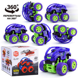 Машина "Супер драйв" в коробке (синий)