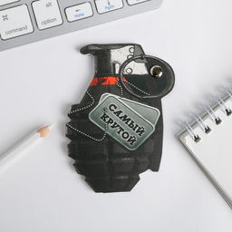 Подарочный набор, блокнот 32 листа и ручка-граната 23 февраля: Настоящему герою - Artfox фото 4