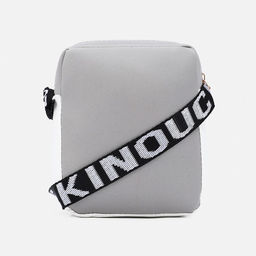 Сумка детская на длинном ремне, наружный карман, цвет серый - Simaland фото 2