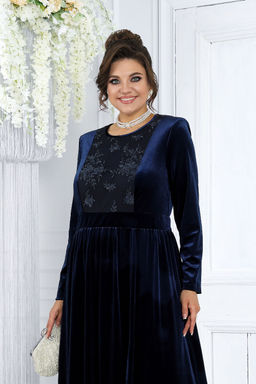 Платье Ninele 7431-Р темно-синий - Mira fashion фото 638