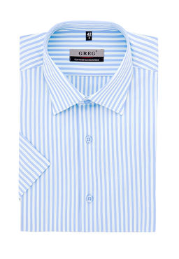 Сорочка мужская короткий рукав GREG Gb241/307/45/ZV STRETCH  фото 4